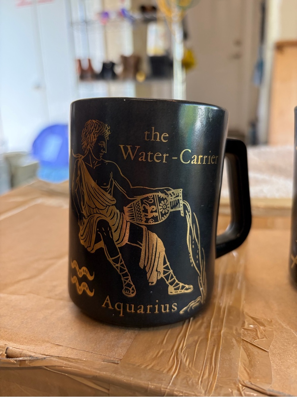 Fire King Aquarius and Sagittarius Mugs